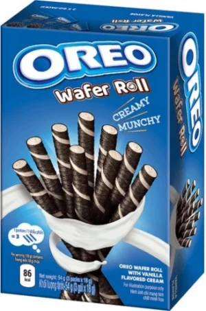 Вафельні трубочки Oreo Vanila Wafer Roll, 54 г (ванільні)
