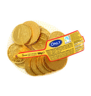Шоколадні фігурки Only 100 г (монети)