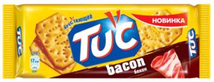 Печиво TUC зі смаком бекону, 100 г.