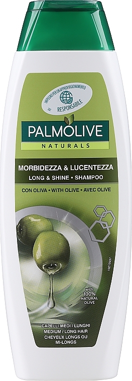 Шампунь для волосся Palmolive Long&Shine 350мл (12/ящ)