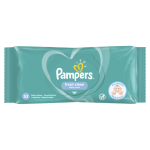 Дитячі вологі серветки Pampers Fresh Clean 52шт (12/ящ)
