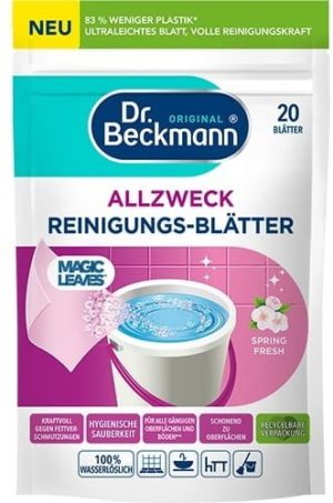 Серветки для миття підлоги Dr.Beckmann Allzweck Reinigung-Blatter Spring Fresh 20шт (12/ящ) 4008455097312