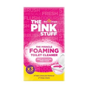 Порошок для чищення унітазу Pink Foaming Toilet Cleaning 3*100г (12/ящ)