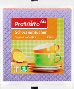 Ганчірки прорезинені Profissimo Schwammtucher 5шт