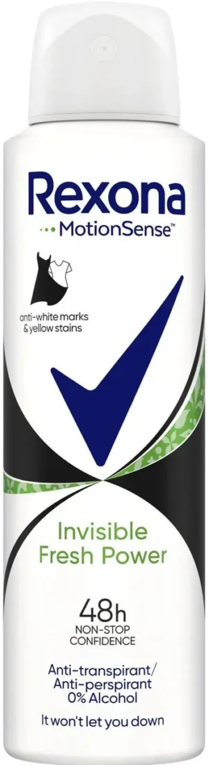 Дезодорант Rexona Invisible Fresh Power  150мл (6/ящ)