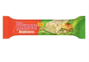 Вафелька Ülker Cokonat з фісташкою та пахлавою, 30 г.