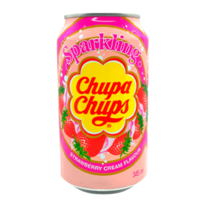 Газований напій Chupa Chups Strawberry Cream 345 мл.
