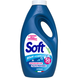 Гель для прання Soft Blue Oxygen 2,25л на 50 прань з активним кислородом (5/ящ) 8003640022052