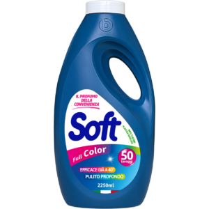 Гель для кольорового прання Soft Full Color 2,25л на 50 прань на основі натурального мила (5/ящ) 8003640022212