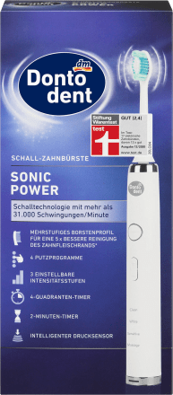 Електрична зубна щітка для дорослих Dontodent Sonic Power з ультразвуком