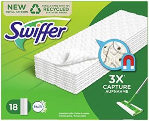 Сухі серветки для прибирання Swiffer Dry 18шт 8006540307908