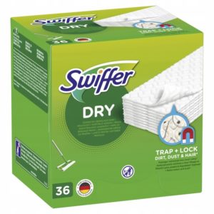 Сухі серветки для прибирання Swiffer Dry 36шт