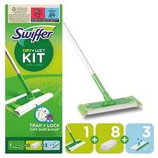 Швабра Swiffer + 11 запасних серветок (зелена)