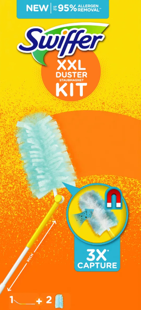 Шварба телескопічна Swiffer XXL + 2 змінні насадки