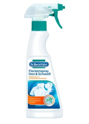 Засіб для виведення плям від дезодорантів та поту Dr.Beckmann Dezodorat i pot Flechenspray 250мл (6/ящ) 4008455038919