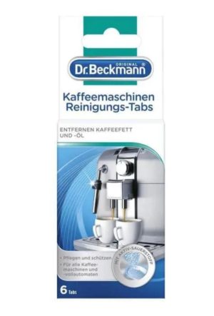 Таблетки для чистки кавових апаратів Dr.Beckmann Kaffeenaschinen 6шт (6/ящ)