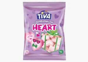 Маршмеллоу Tiva Marschmallow Heart 140г (12/ящ)