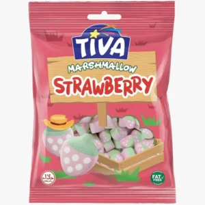 Маршмеллоу Tiva Marschmallow Strawberry 140г (12/ящ)