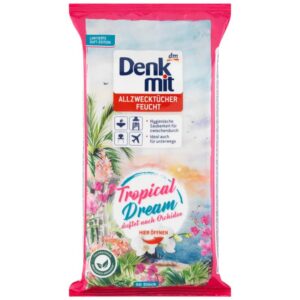 Універсальні серветки для прибирання Denkmit Allzwecktucher Feucht Tropical Dream 50шт