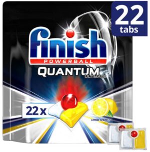 Таблетки для посудомийної машини Finish Quantum Ultimate Lemon 22шт