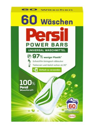 Капсули для прання універсальні Persil Power Bars Uniwersal 60шт (Німеччина) 4015200030500