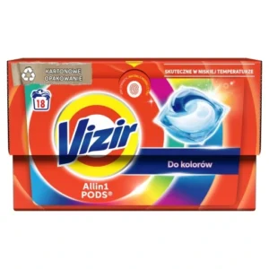 Капсули для кольорового прання Vizir Color 18шт (4/ящ) 8006540845639