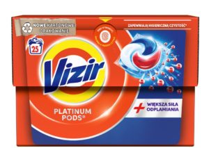 Капсули для прання Vizir Platinum Kolor 25шт (4/ящ)