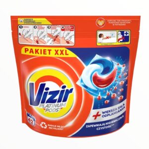Капсули для прання універсальні Vizir Platinum 42шт