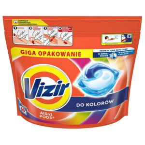 Капсули для прання Vizir Kolor 60шт