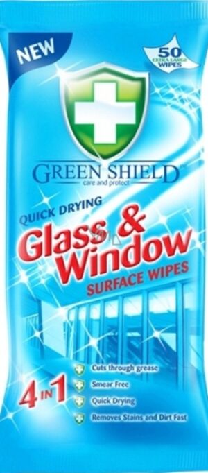 Серветки для миття скла та вікон Green Shield Window 70шт (12/ящ) 5060110225682