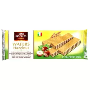 Вафлі горіхові Feiny Biscuits 250г (18/ящ)