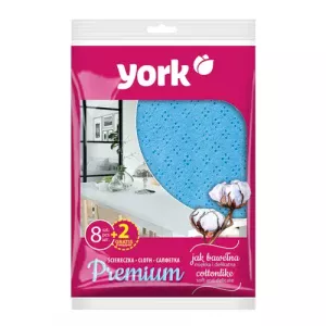 Серветки для прибирання York Premium 8+2=10шт 5903355046929
