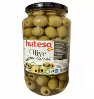 Оливики зелені без кісточки Hutesa 900г (6/ящ)
