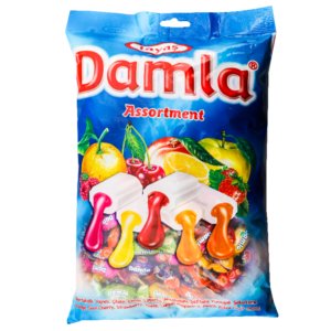 Жувальні цукерки з фруктовою начинкою Damla 1кг
