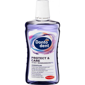 Ополіскувач для ротової порожнини Dontodent Protect&Care 500мл фіолетовий (15/ящ) 4066447580211