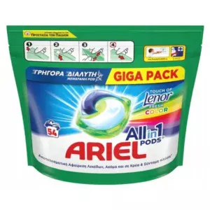Капсули для кольорового прання Ariel Color Lenor 54шт