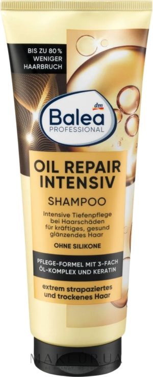 Професійний шампунь Balea Oil Repair Intensiv Інтенсивне відновлення 250мл 4066447806786