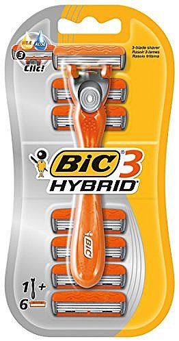 Станок для гоління Bic Hybrid + 6 запасок (10/ящ)