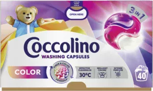 Капсули для кольорового прання Coccolino Color 40шт (3/ящ)