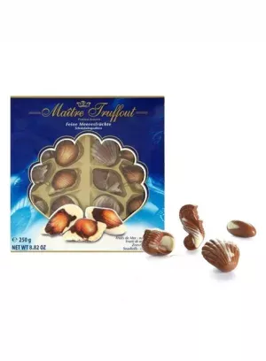 Шоколадні цукерки дари моря Maitre Truffout 200г (сині) (12/ящ)