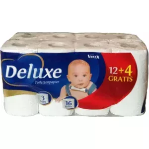 Туалетний папір 3-х шаровий Delex 16шт
