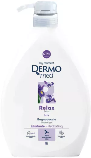 Гель для душу Dermomed Bagnodoccia Relax Iris 1л (6/ящ)