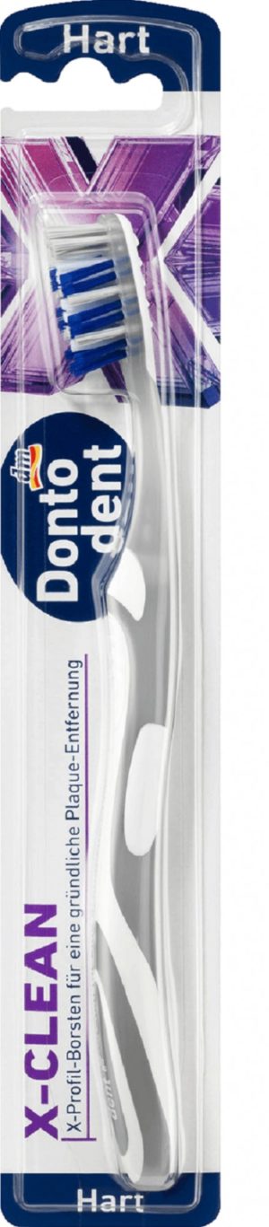 Зубна щітка Dontodent Zahnbürste X-clean hart 1шт 4066447782035