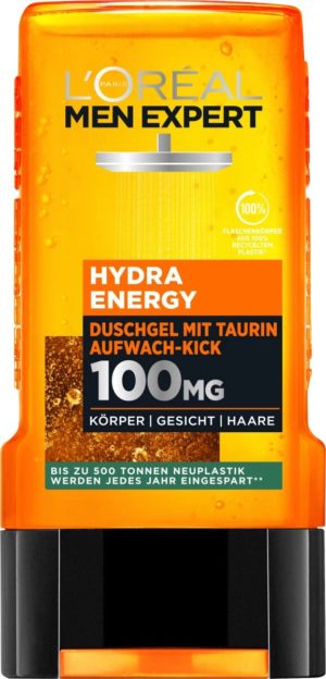 Гель для душу Loreal  Men Expert Hydra Energy 250мл 5в1 3600524036621