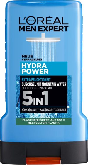 Гель для душу Loreal Men Hydra Power 250мл 5в1 3600524070328