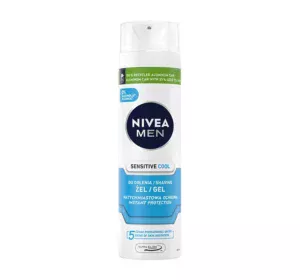Гель для гоління Nivea Sensetiv Cool 200мл (12/ящ) 9005800305080