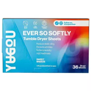 Парфумовані серветки для сушильної машини Yugou Sweet Breeze 36шт (10/ящ) 7350121989061 Швеція