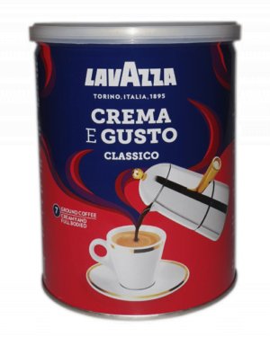 Кава заварна Lavazza Crema e Gusto 250г ж/б (12/ящ)