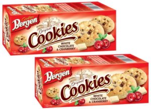 Печиво Cookies Bergen cranberry 135г