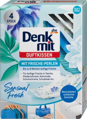 Ароматичний освіжувач для шафи Denkmit Duftkissen Sensual Fresh 4шт